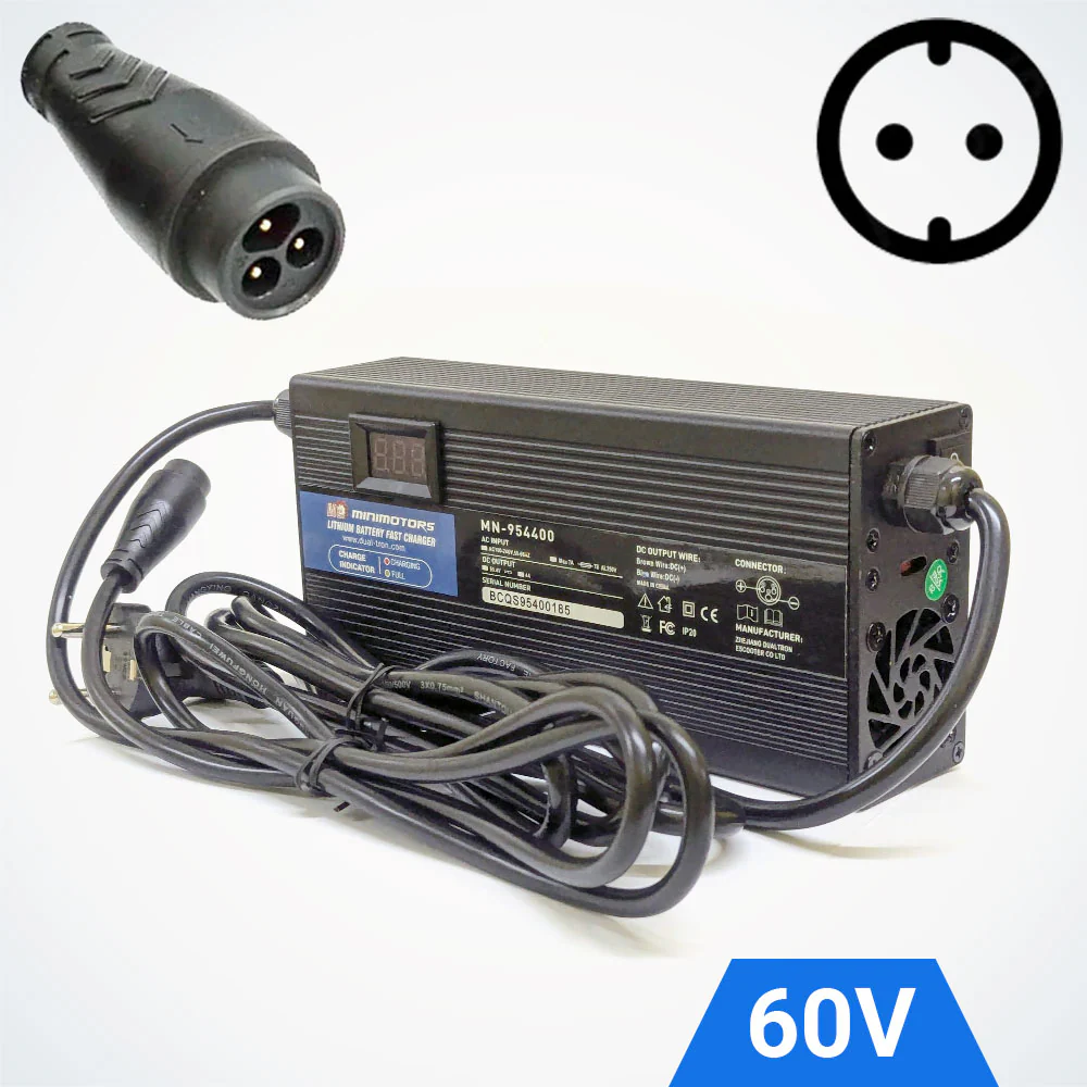 60V Fast Charger 66.4V6.5A LP16 EU DISPLAY - Image 2