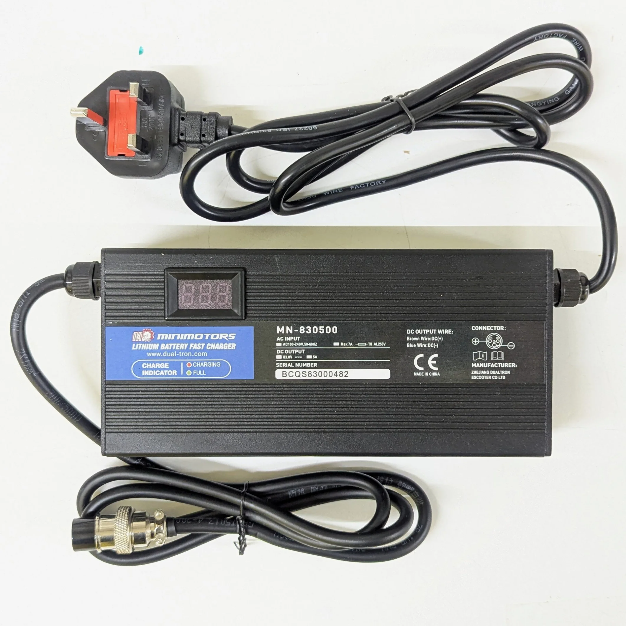 72V Fast Charger 83V5A GX16 UK DISPLAY | 02.219.00024 - Image 6