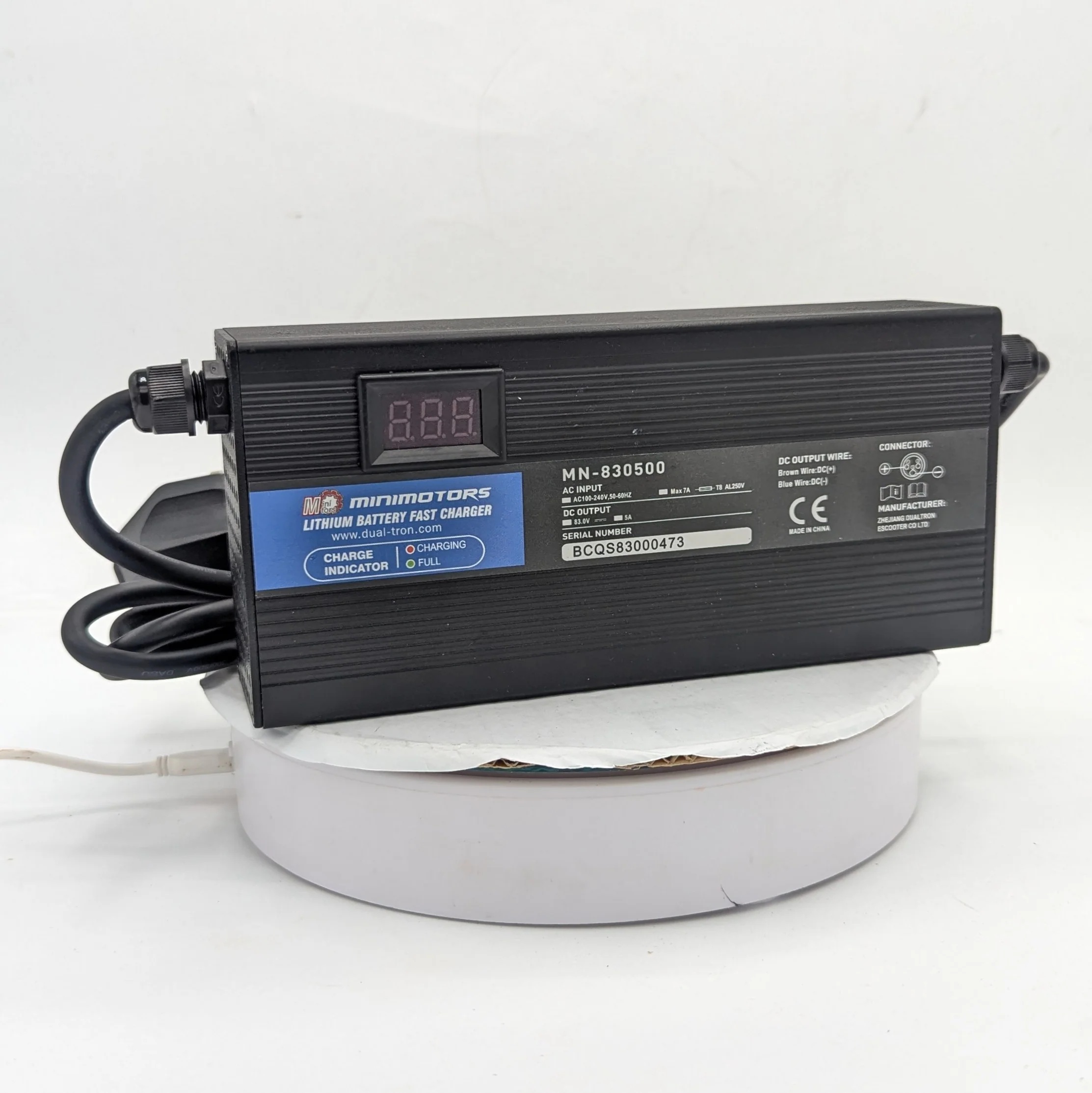 72V Fast Charger 83V5A GX16 UK DISPLAY | 02.219.00024 - Image 7
