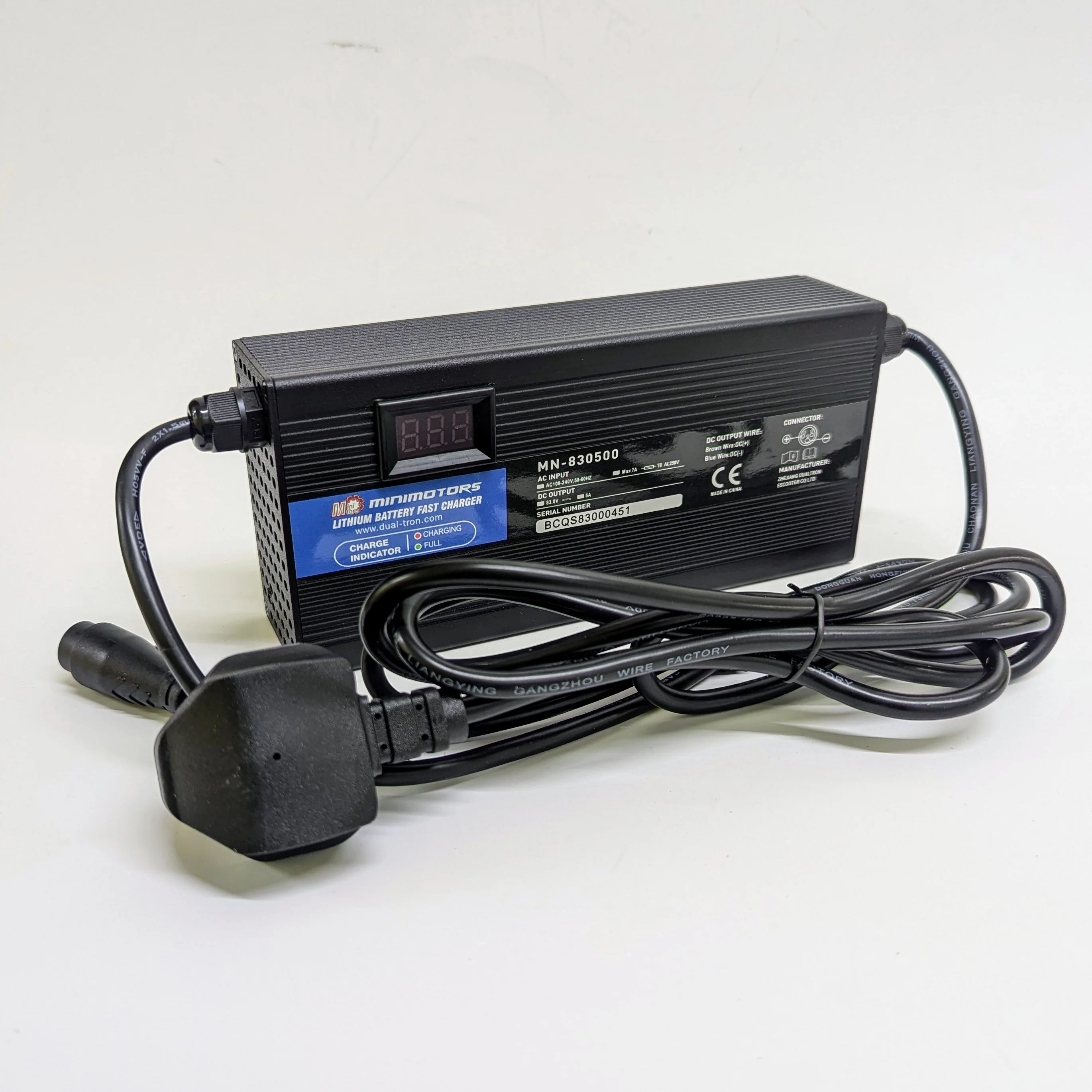 72V Fast Charger 83V5A LP16 UK DISPLAY | 03.006.00111 - Image 3