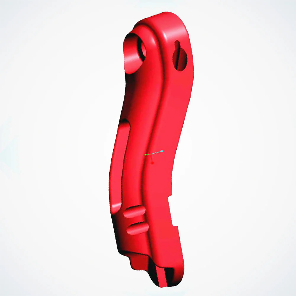 Suspension Arm - Right Side - Front - Red - Dualtron Achilleus | 02.108.00411