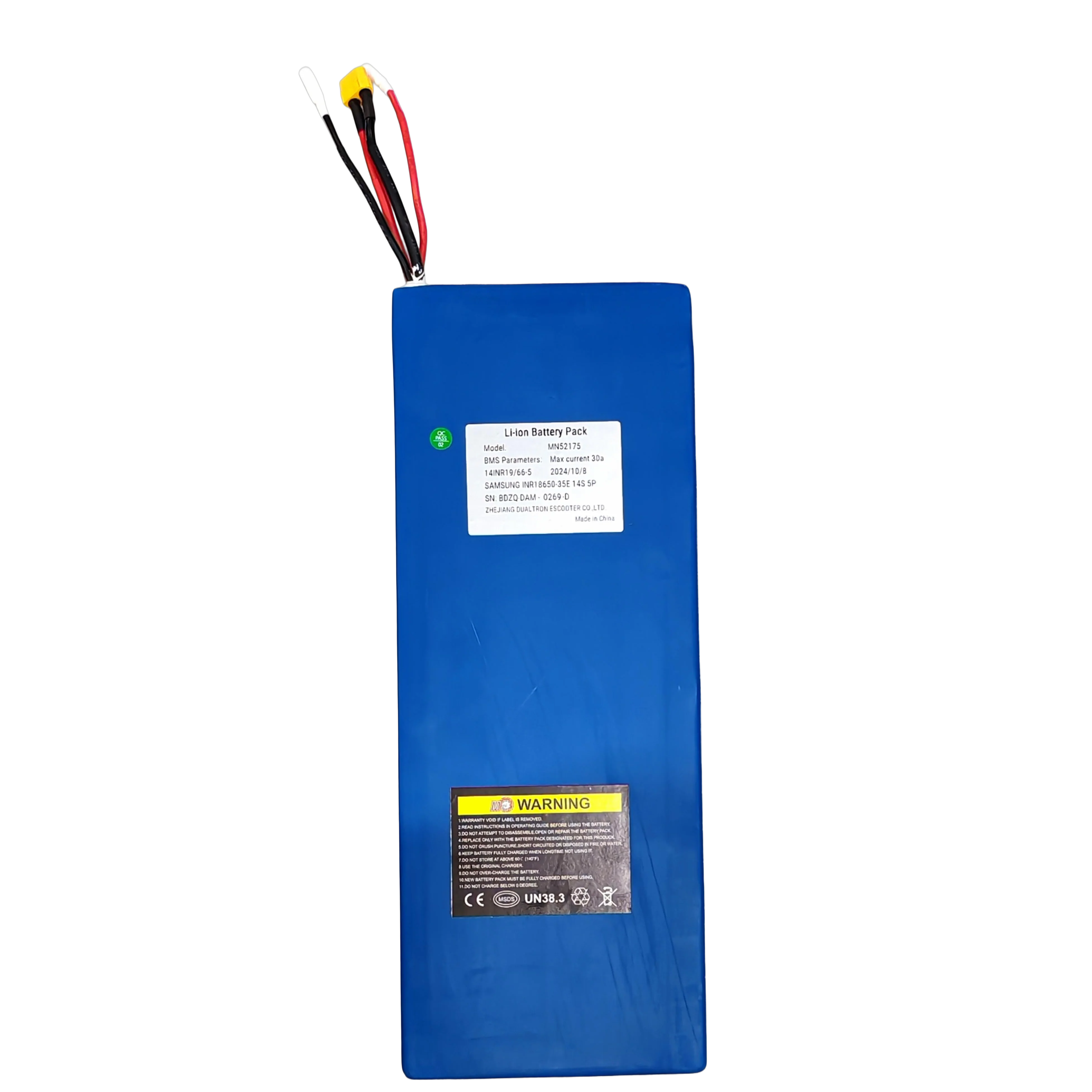 Battery Pack 52V 17.5Ah Samsung - Dualtron Aminia Special | 02.201.00323