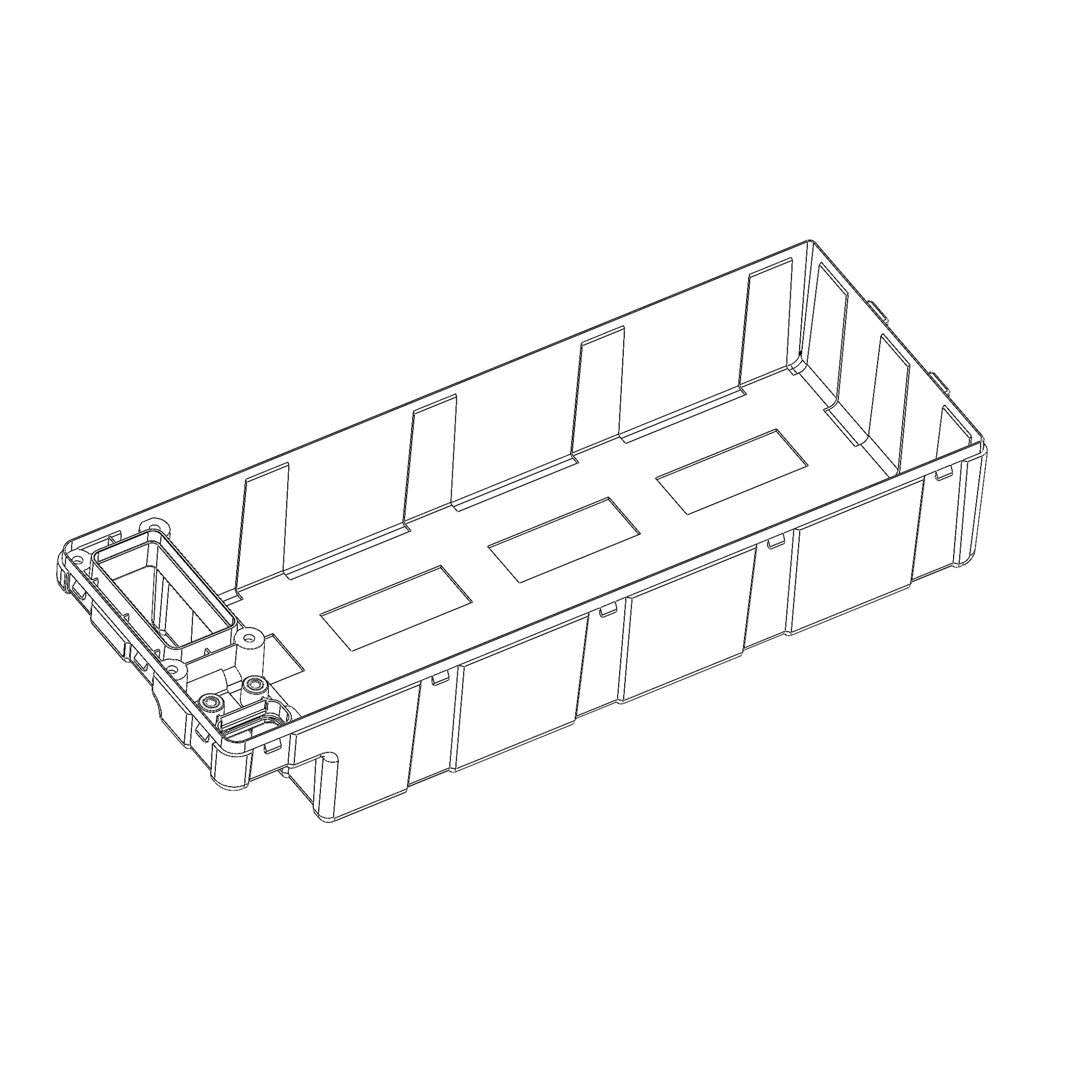 Battery Cover Bottom Only Plastic - Dualtron City | 02.105.00084