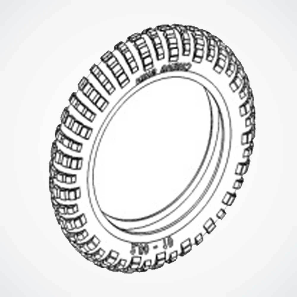 15.0" Tubed Tire - Dualtron City | 03.017.00041