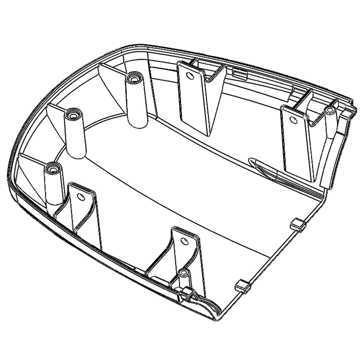 Rear Fork Cover Left - Dualtron Dolphin | 02.105.00292