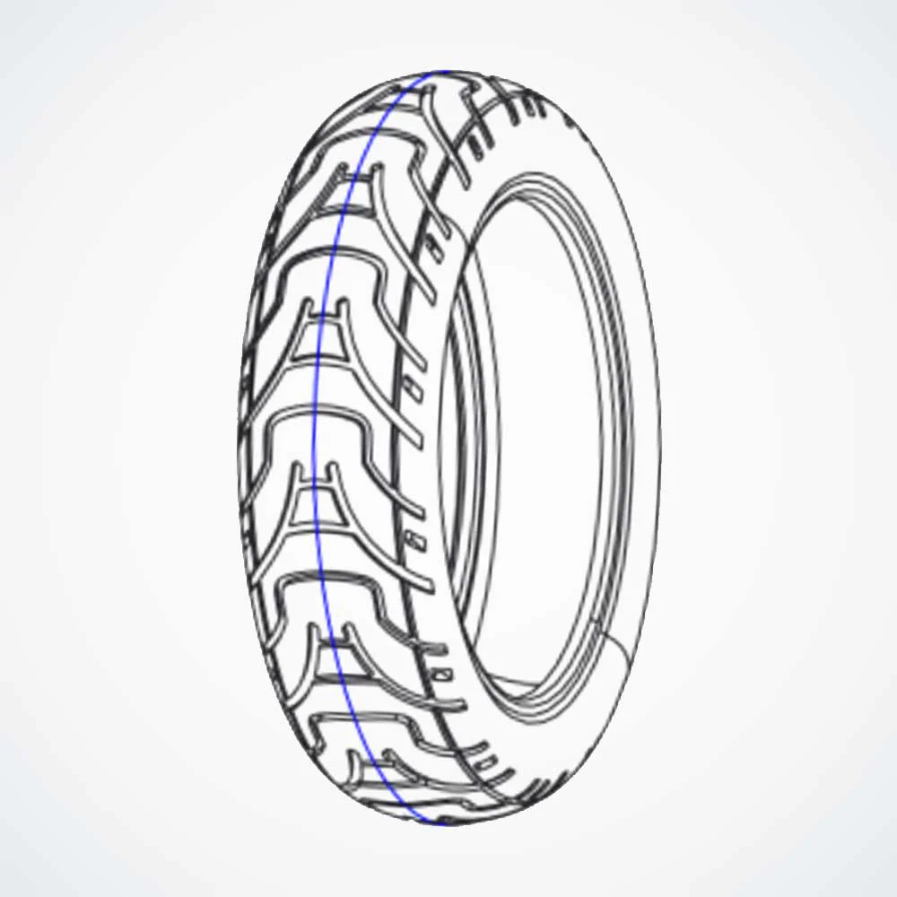 9.0" Tubed Tire - Dualtron Dolphin | 03.017.00333 - Image 2