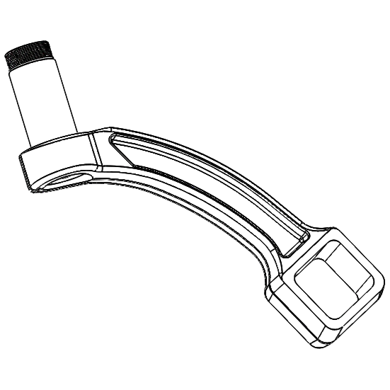 Swing Arm Without Suspension - Dualtron | 02.108.00242