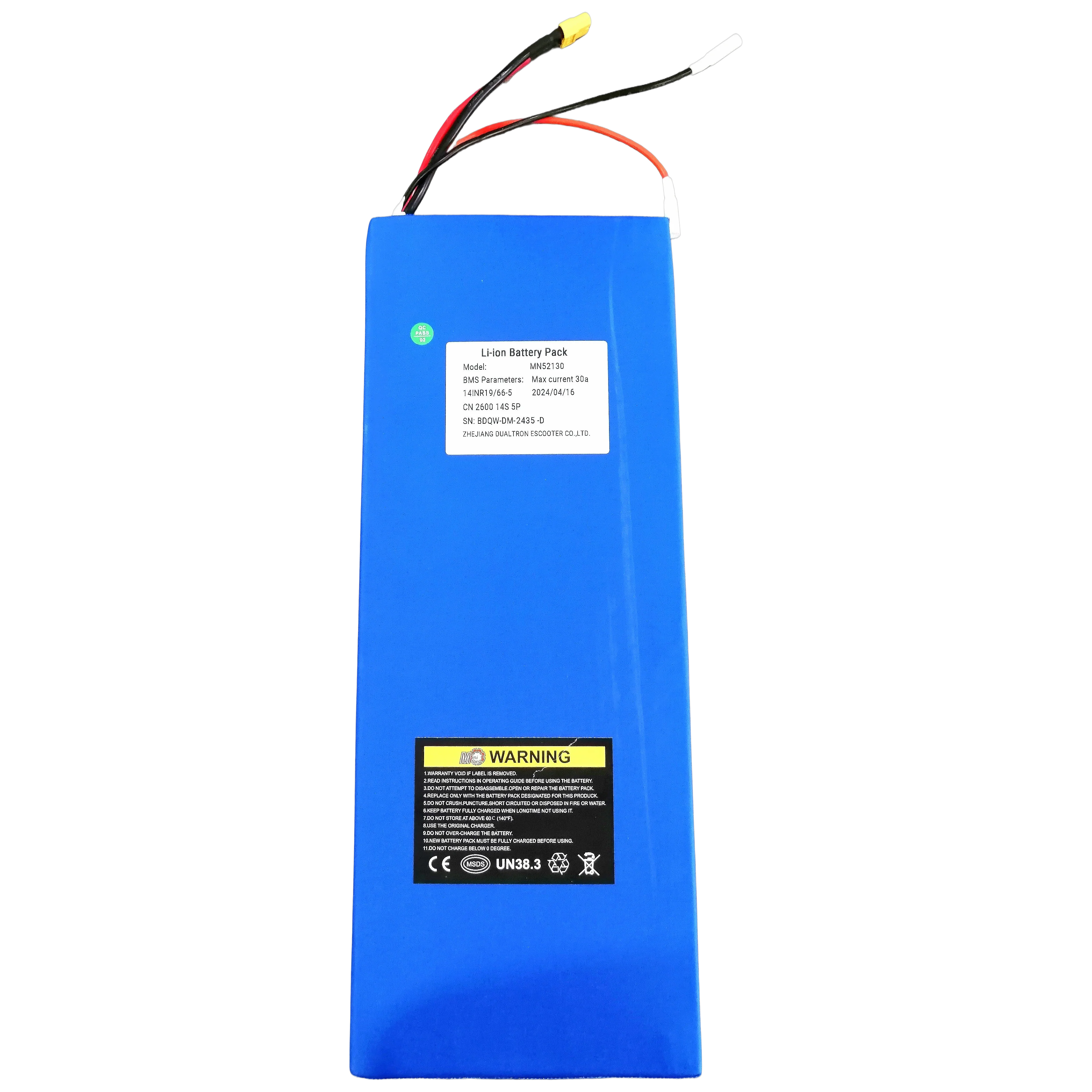 Battery Pack 52V 13Ah - Dualtron Mini | 02.201.00172
