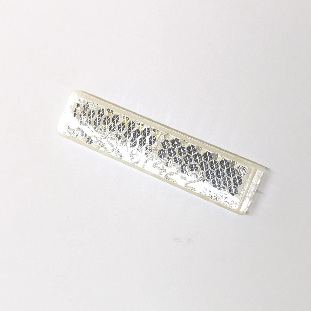 Reflector 50 x 12 x 5 mm, White - Dualtron | 03.002.00384 - Image 2