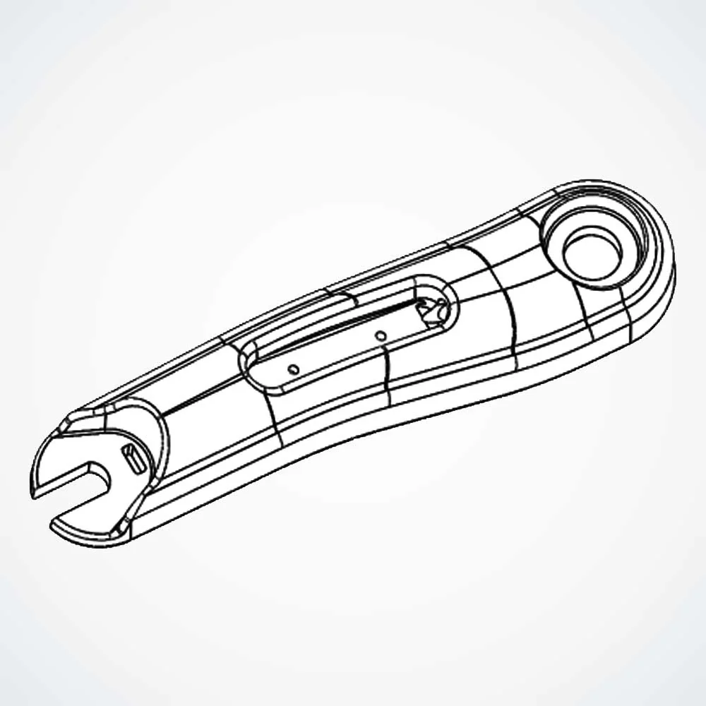 Suspension Arm - Right Side - Rear - Black - Dualtron | 02.108.00610