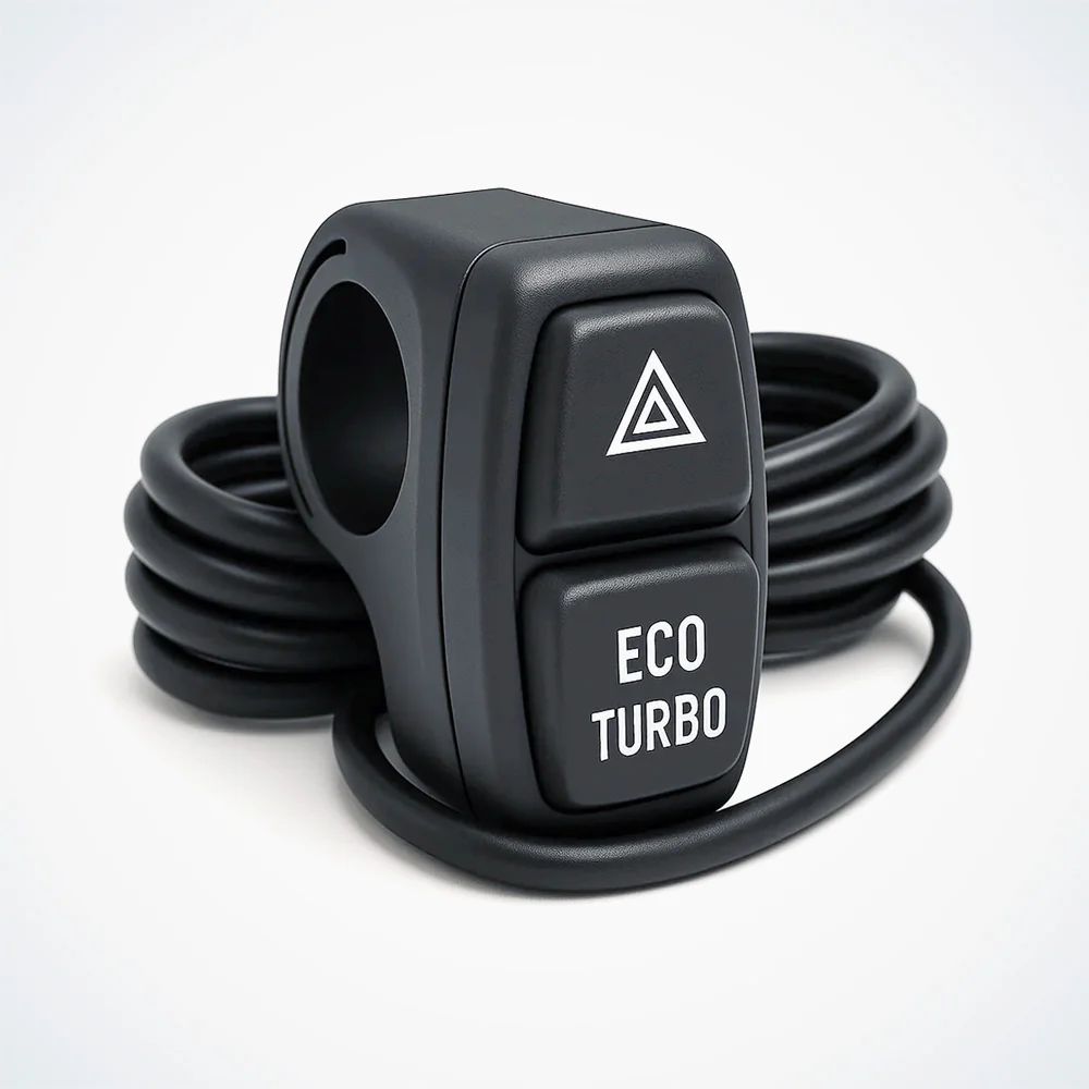 Multi Switch - 2 Buttons - (Hazards, Eco-Turbo) - Dualtron | 03.013.00103