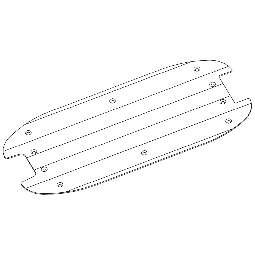 Deck Aluminum - Dualtron Victor Luxury | 02.108.00186