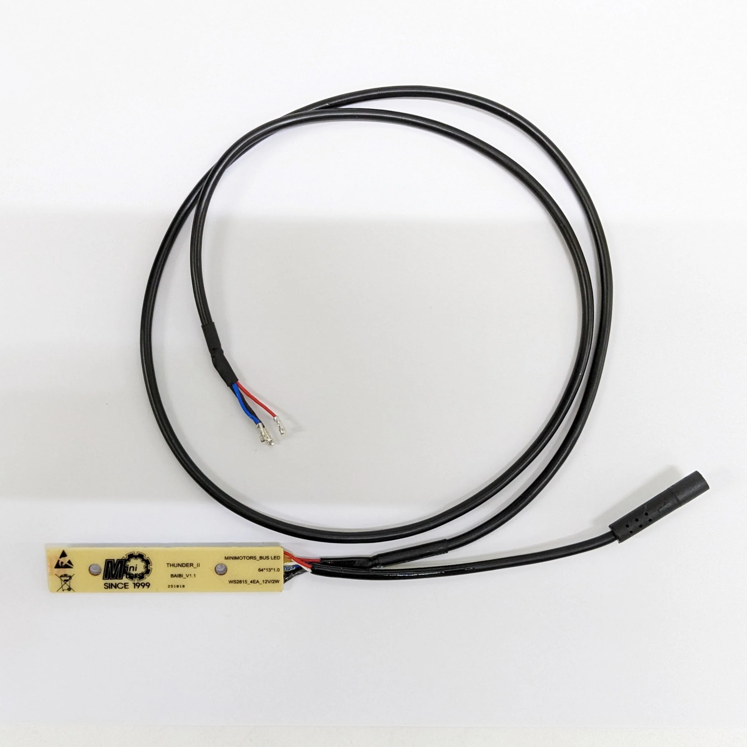 RGB Light - Right Side Arm - Front - 70 cm Cable - 64 x 13 x 1.0 mm - Dualtron | 02.202.00041 - Image 2