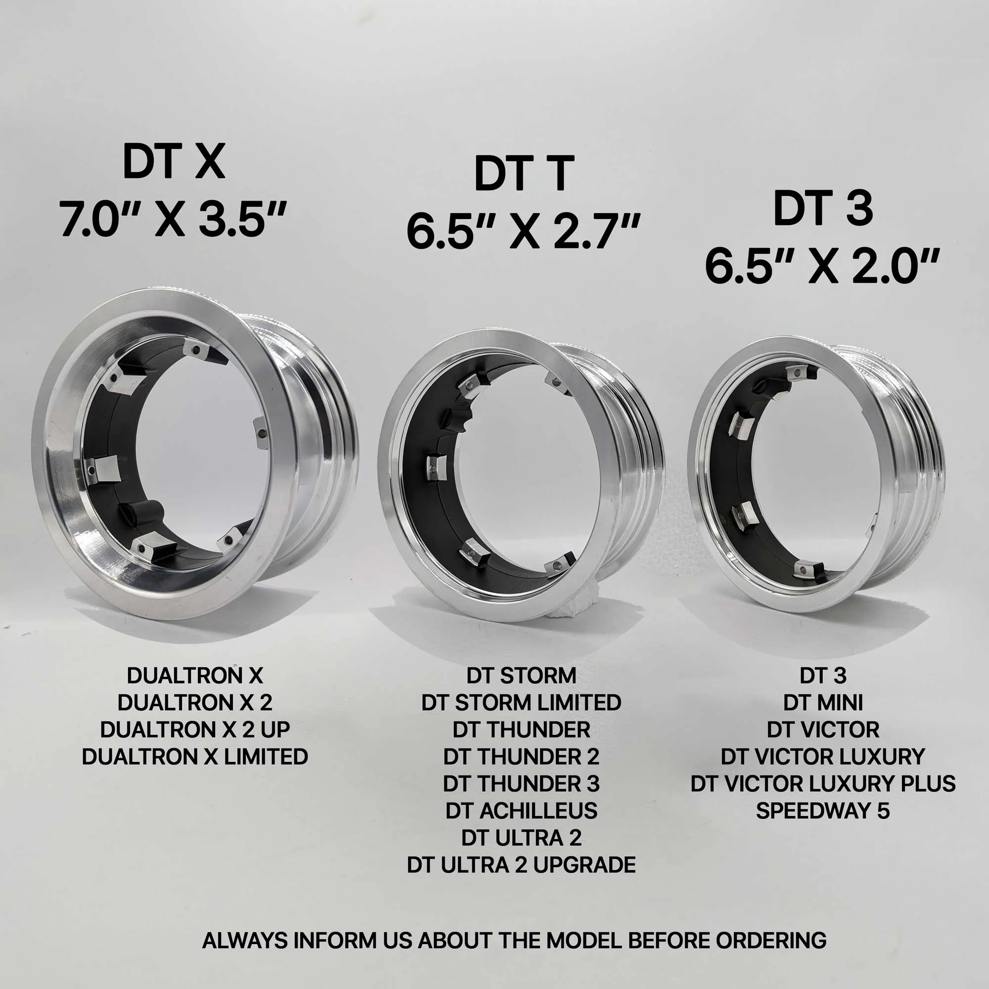 7.0" Tubeless Rim - Dualtron X | 03.013.00052 - Image 2
