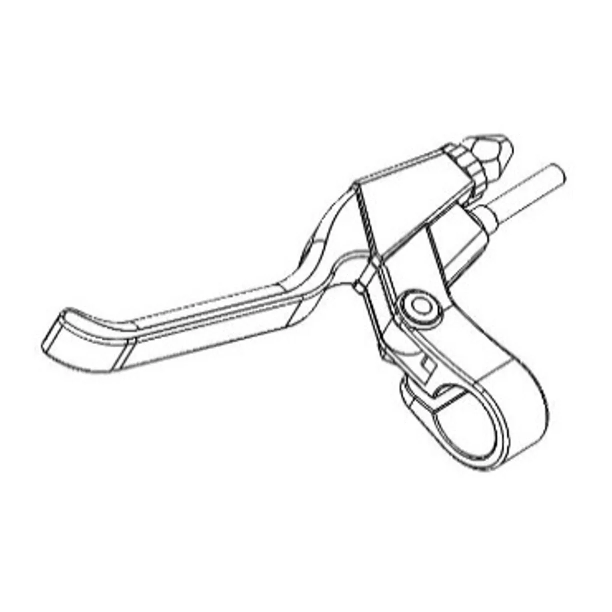 Left Brake Lever with Cable - Dualtron | 03.013.00055